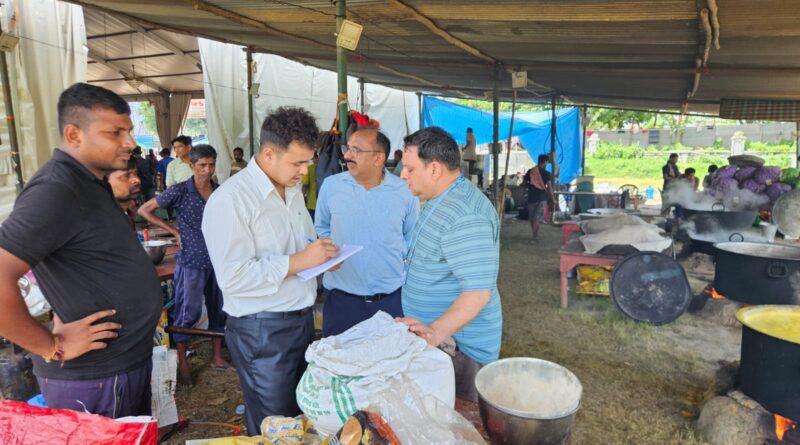 कांवड़ मेला-2026 के दृष्टिगत खाद्य सुरक्षा विभाग की विशेष कार्रवाई जारी