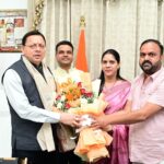 जिला सहकारी बैंक के नवनिर्वाचित पदाधिकारियों ने CM धामी से की मुलाकात